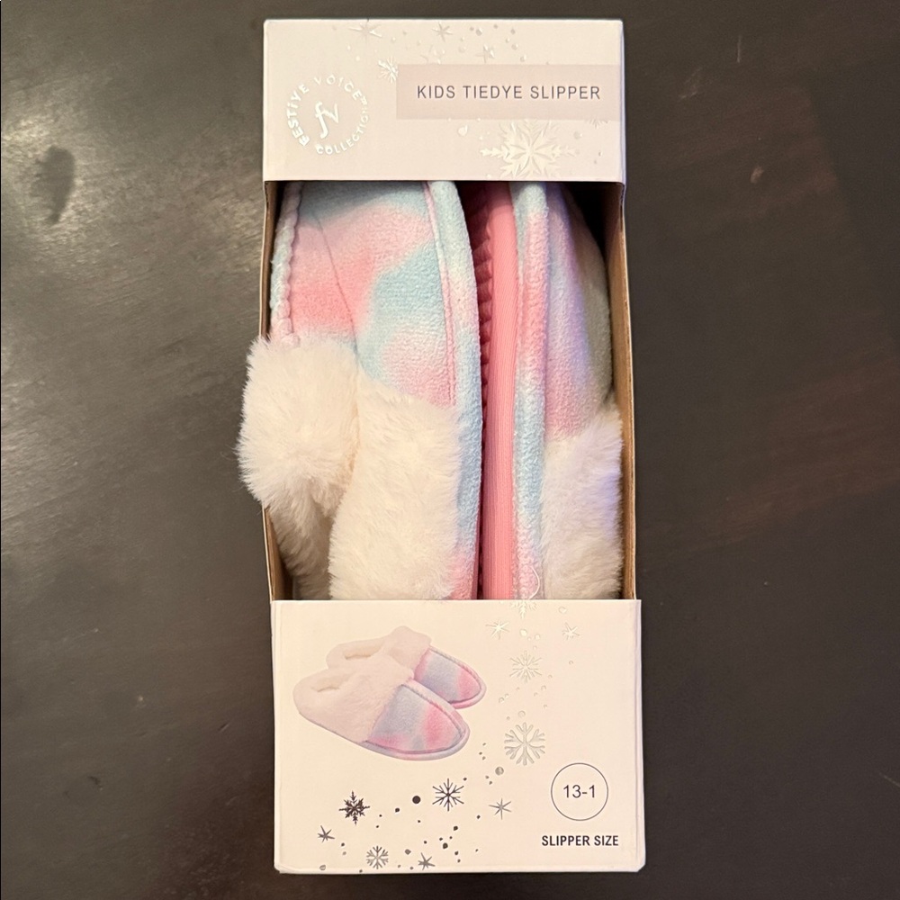 Kids Tie-Dye Slippers by Just Love